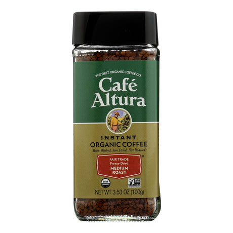 Organic Fair Trade Cafe Altura Freeze Dried Coffee (Pack of 6 - 3.53 Oz.) - Cozy Farm 