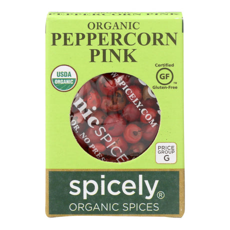 Spicely Organics Pink Peppercorn, 0.15 Oz., Pack of 6 - Cozy Farm 