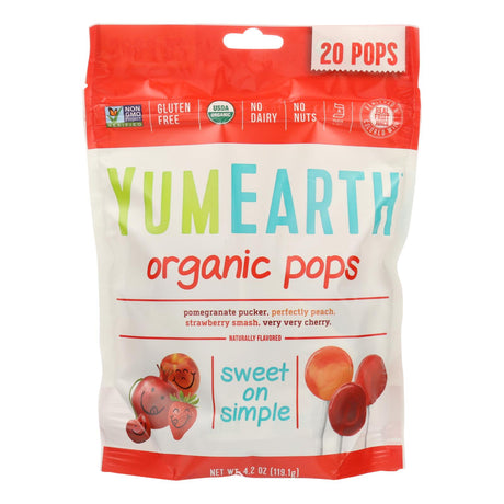 YumEarth Organics 4.2 Oz. Organic Lollipops (12-Pack) - Cozy Farm 