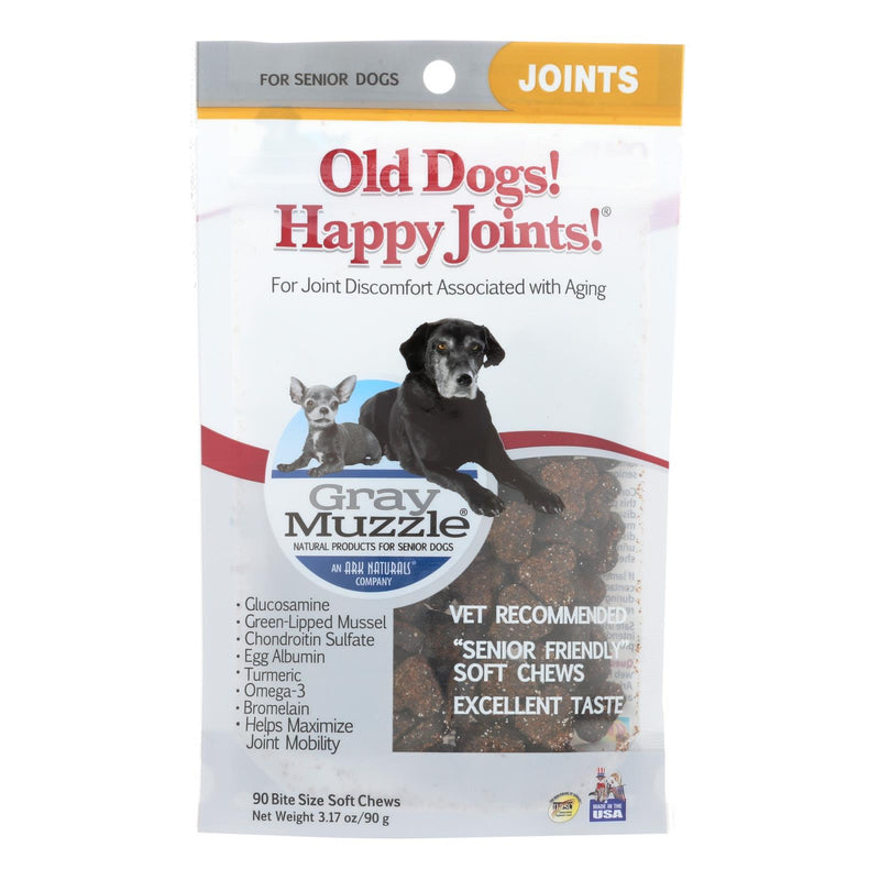 Ark Naturals Old Dog Happy Joints Advanced Mobility Chews for Senior Dogs (90 Chews) - Cozy Farm 
