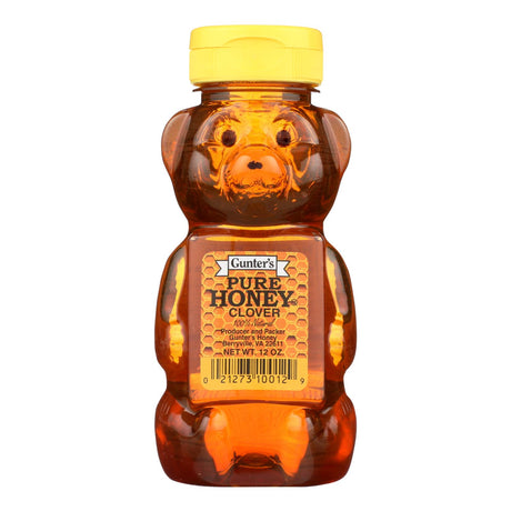 Gunter Pure Clover Honey, Pack of 12, 12 Ounce Jars - Cozy Farm 