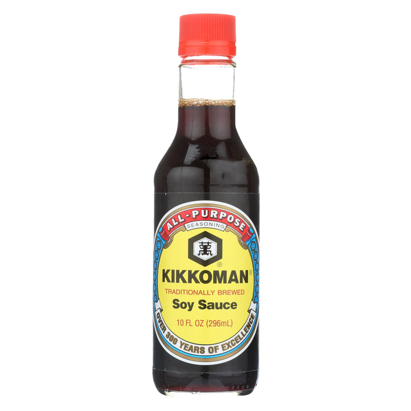 Kikkoman Premium Soy Sauce, 10 Fl Oz (Pack of 12) - Cozy Farm 