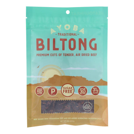 Ayoba-yo South African Traditional Biltong Jerky, 8 Pack, 2 Oz. Each - Cozy Farm 