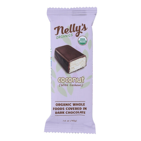 Nelly's Organics Coconut Candy Bars (Pack of 9 - 1.6 Oz. Each) - Cozy Farm 