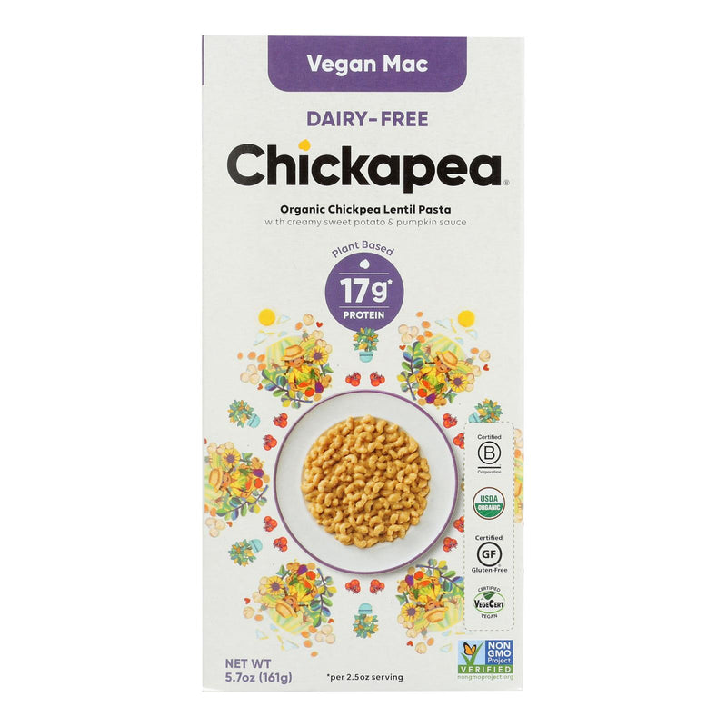 Chickapea Pasta Mac & Cheese Vegan Elbows (Pack of 6 - 5.7 Oz.) - Cozy Farm 