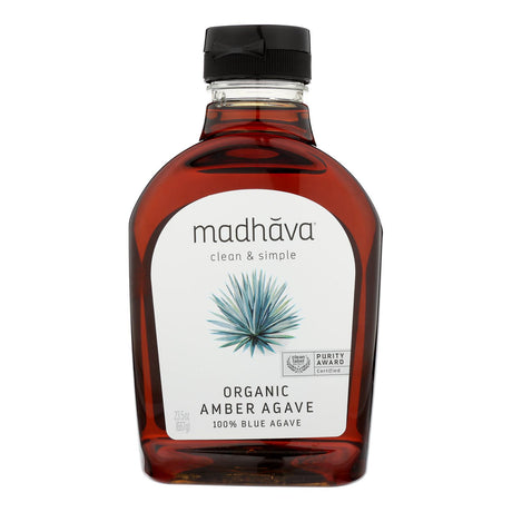 Madhava Organic Agave Nectar Honey - Amber, 6-Pack, 23.5 Oz. - Cozy Farm 