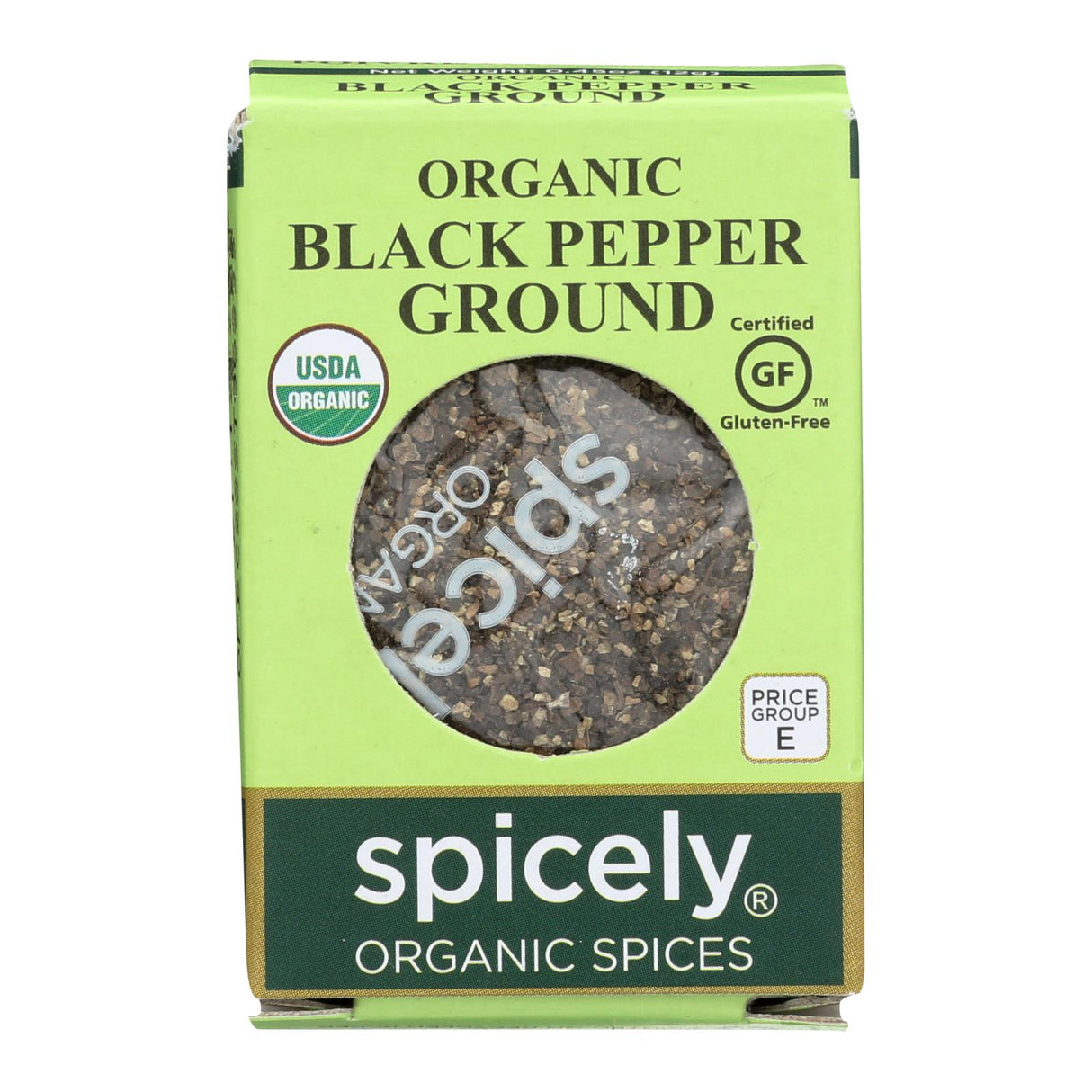 Spicely Organics Black Pepper, Ground, 0.45 Oz (Pack of 6) - Cozy Farm 