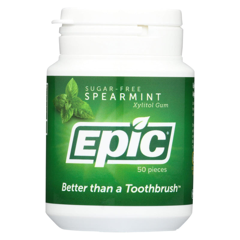 Epic Dental Xylitol Gum - Spearmint (50 Count) - Cozy Farm 