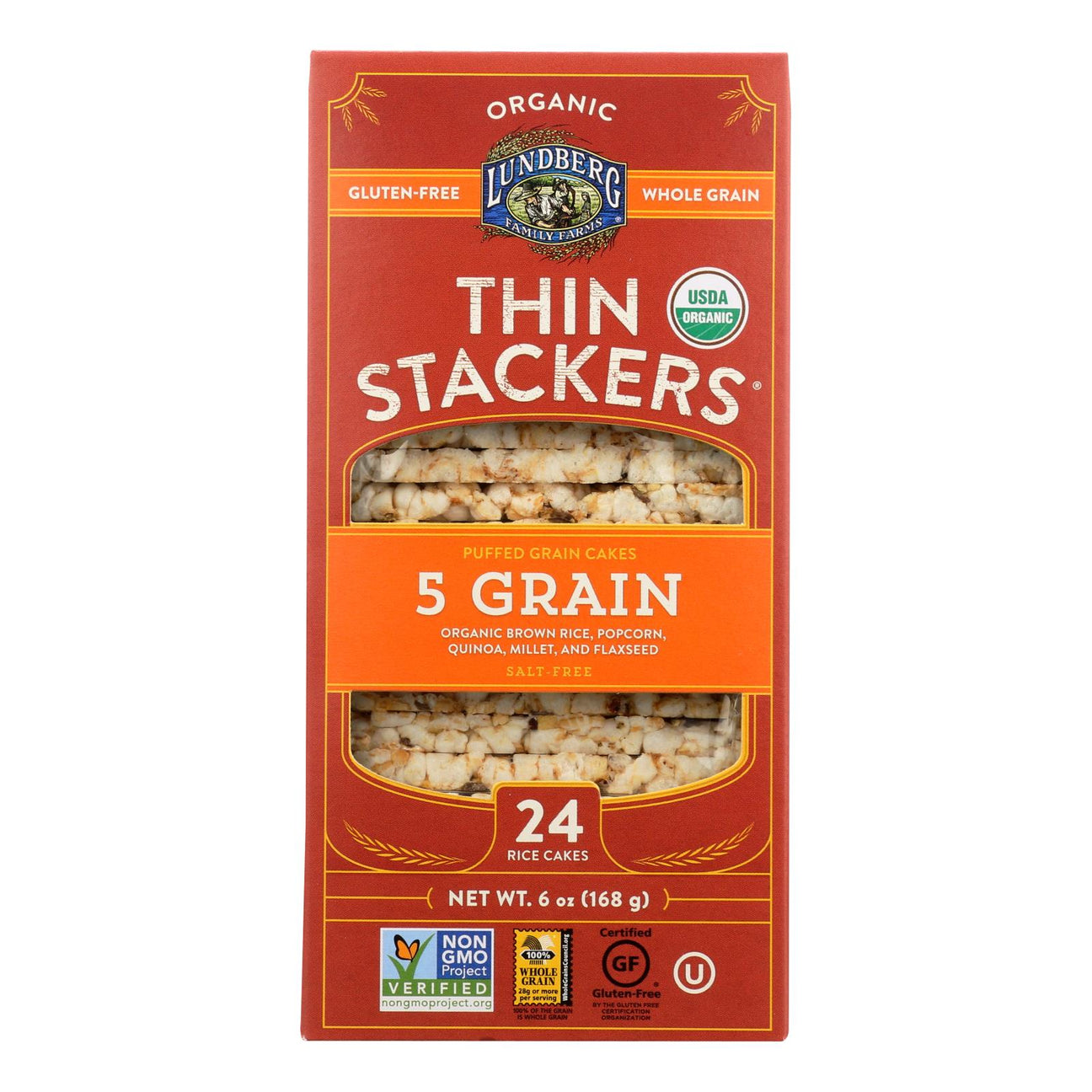 Lundberg Family Farms Organic Rice Cakes, Thin Sticks, Green, Pack of 6 - Cozy Farm 