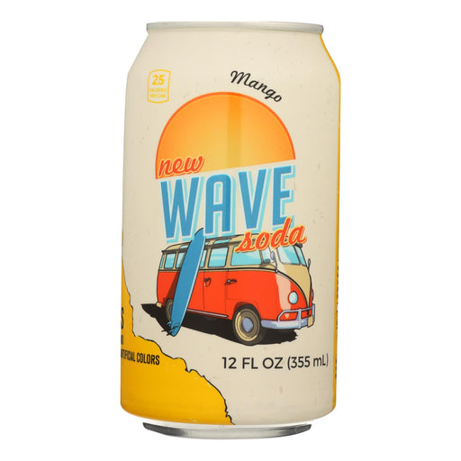 New Wave Mango Soda (Pack of 12 - 12 Fl oz.) - Cozy Farm 
