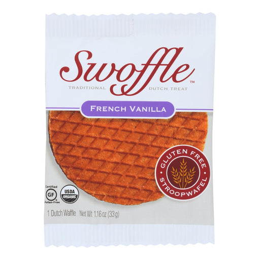 Swoffle Dutch Waffle (Pack of 16) - French Vanilla - 1.16 Oz. - Cozy Farm 