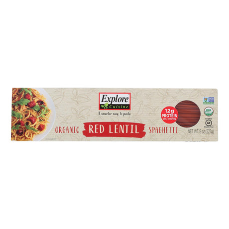 Cuisine Organic Red Lentil Spaghetti (12-Pack, 8-Ounce Bags) - Cozy Farm 