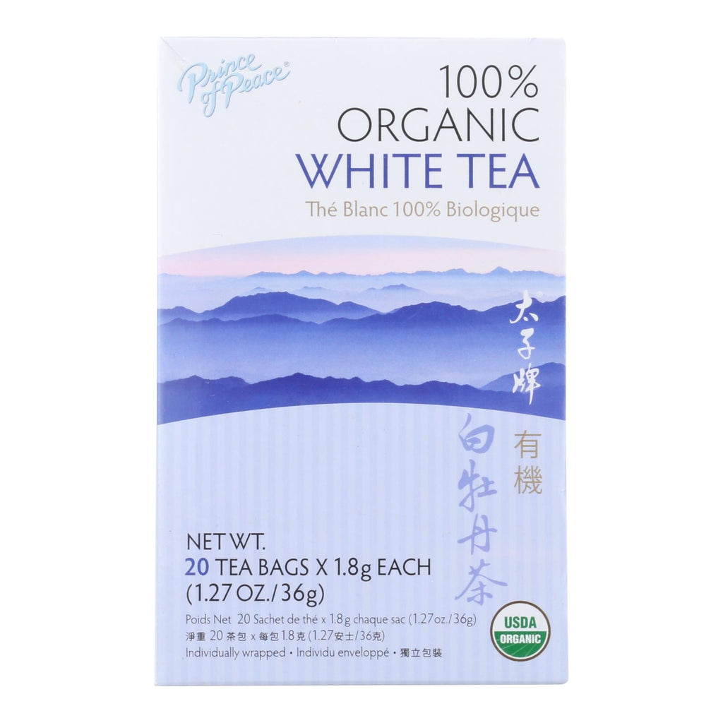 Prince Of Peace Organic Premium Peony White Tea (Pack of 20) - Cozy Farm 