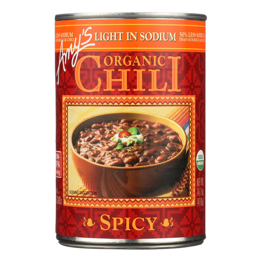 Amy's Organic Low Sodium Spicy Chili, 14.7 Oz (Pack of 12) - Cozy Farm 