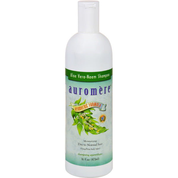 Auromere Ayurvedic Shampoo with Aloe Vera and Neem (16 Fl Oz) - Cozy Farm 