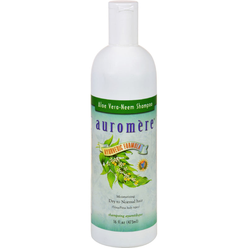 Auromere Ayurvedic Shampoo with Aloe Vera and Neem (16 Fl Oz) - Cozy Farm 