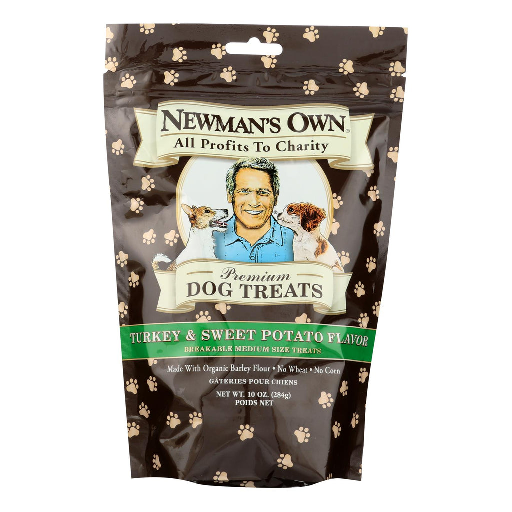 Newman's Own Organics Turkey and Sweet Potato Treats (Pack of 6) - Organic - 10 Oz. - Cozy Farm 