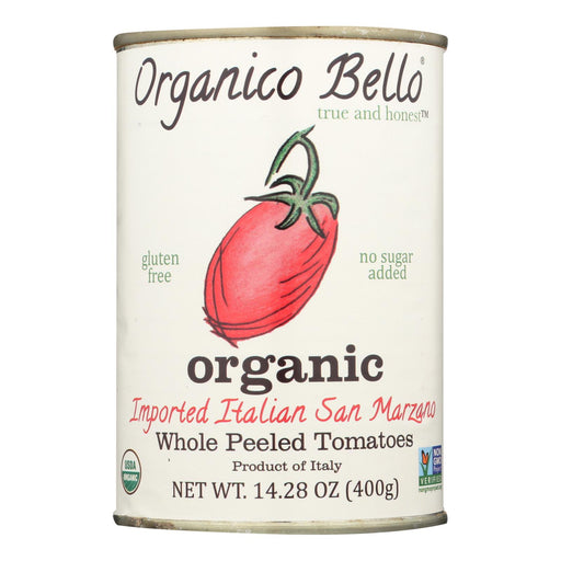 Organico Bello Tomatoes (Pack of 12) - Organic Whole 14.28 Oz. - Cozy Farm 
