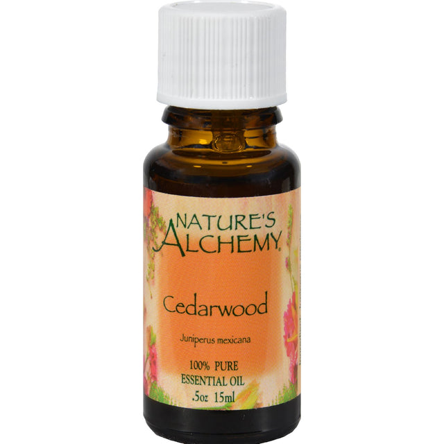 Nature's Alchemy Pure Cedarwood Essential Oil (0.5 Fl Oz) - Cozy Farm 