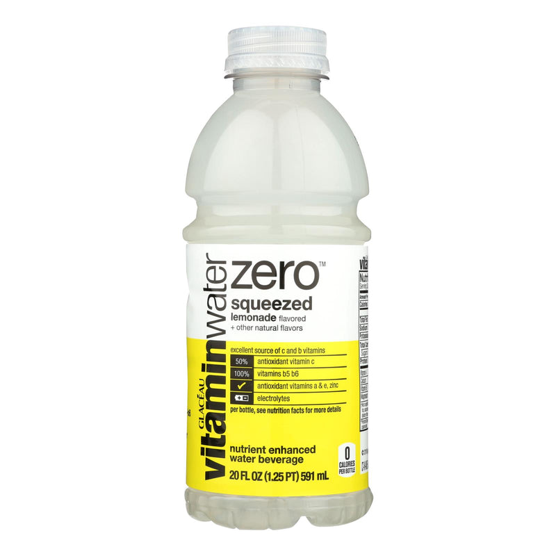 Glaceau Vitamin Water Zero Squeeze Lemonade, 12-Pack (20 fl. oz. each) - Cozy Farm 