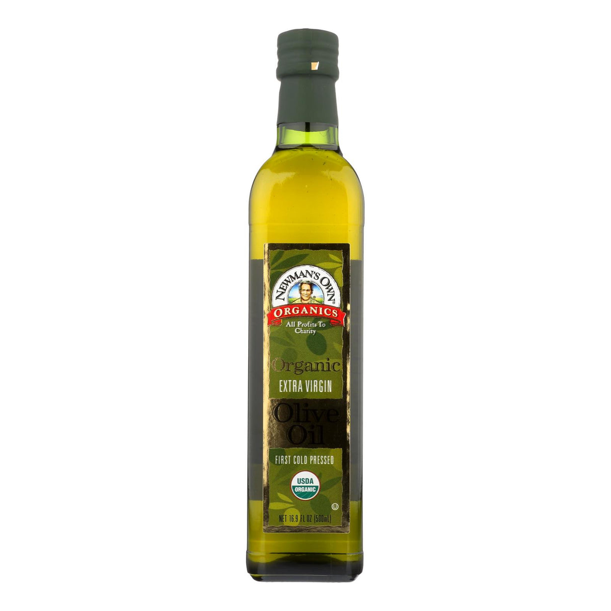 Newman's Own Organics Extra Virgin Olive Oil, 6 Pack, 16.9 Fl Oz Each - Cozy Farm 