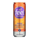 Feel Natural Energy with Mango Passionfruit Energy Drink - Case of 12 - 12 Oz - Cozy Farm 