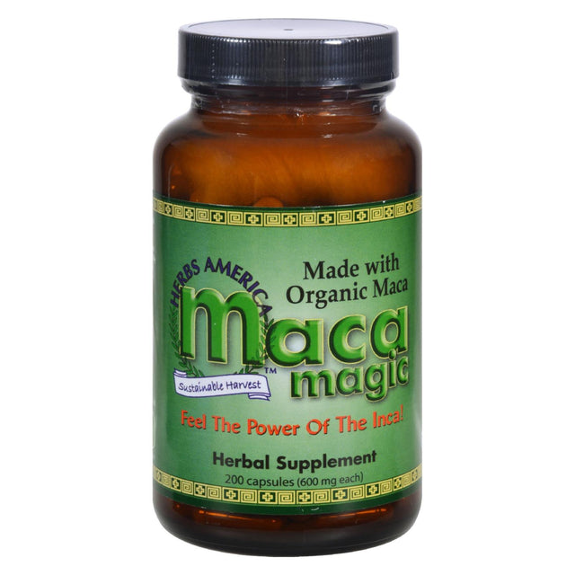 Maca Magic 200 Capsules, Organic - Cozy Farm 