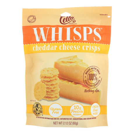 Cello Cheddah Chwisp, 12-Pack, 2.12 Oz. Each - Cozy Farm 