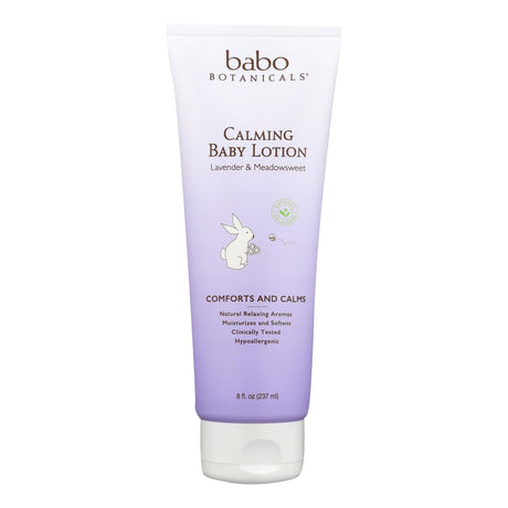 Babo Botanicals Calming Baby Lotion with Organic Lavender (8 Fl Oz) - Cozy Farm 