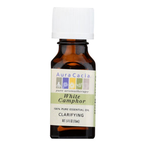 Aura Cacia Camphor Essential Oil, 0.5 Fl Oz - Cozy Farm 