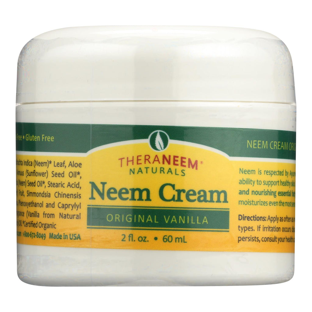 Theraneem Naturals  Original Vanilla Neem Cream - 2 Fl. Oz. - Cozy Farm 