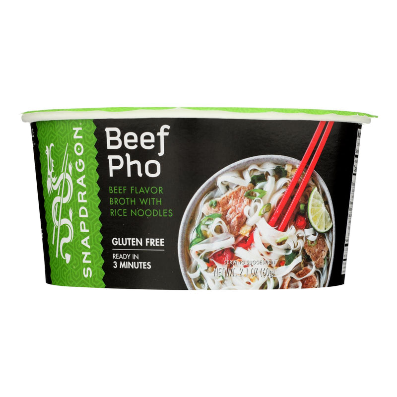 Delicious Rice Noodle Soup Bowl with Snapdragon Vietnamese Pho - (Pack of 6) 2.1 Oz. - Cozy Farm 