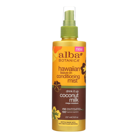 Alba Botanica Coconut Milk Leave-In Conditioning Mist for Hydration - Cozy Farm 