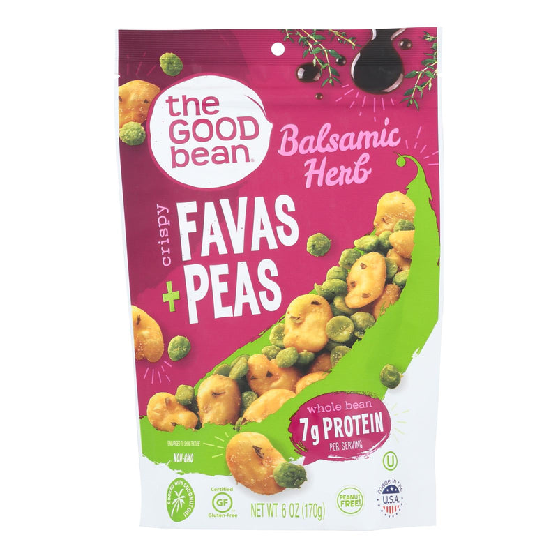 The Good Bean Fava/Peas Balsamic Herb (Pack of 6 - 6 Oz.) - Cozy Farm 