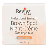 Reviva Labs Brown Spot Night Cream with Kojic Acid (1 Oz.) - Cozy Farm 