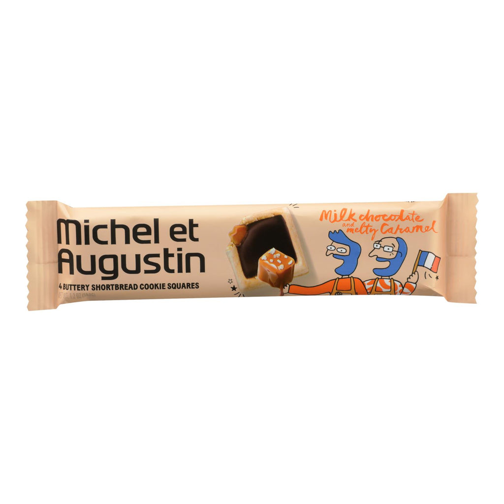 Michel Et Augustin Milk Chocolate and Melty Caramel Cookies (Pack of 18) - 1.07 Oz - Cozy Farm 