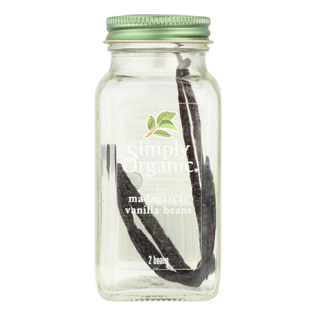 Simply Organic Madagascar Whole Vanilla Bean - 2 Ct - Cozy Farm 