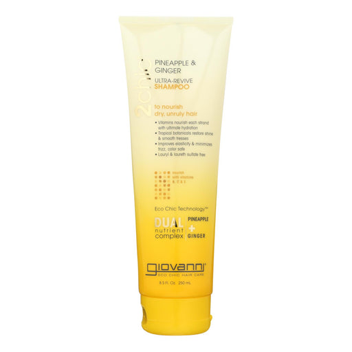 Giovanni 2chic Pineapple & Ginger Gentle Shampoo for Healthy Hair - 8.5 Oz. - Cozy Farm 