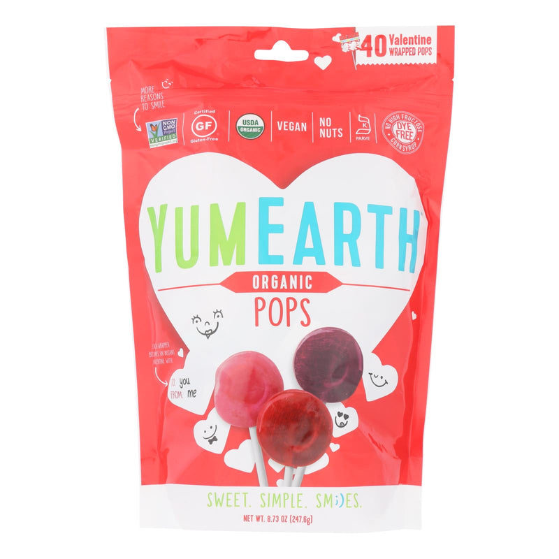 Yumearth Organics Fruit Pops: Valentine Treat for Kids, All-Natural, 18-Pack - Cozy Farm 