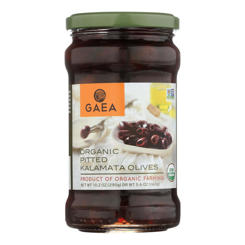 Gaea Organic Kalamata Pitted Olives: Savor the Mediterranean Delights in a Convenient 8-Pack - Cozy Farm 