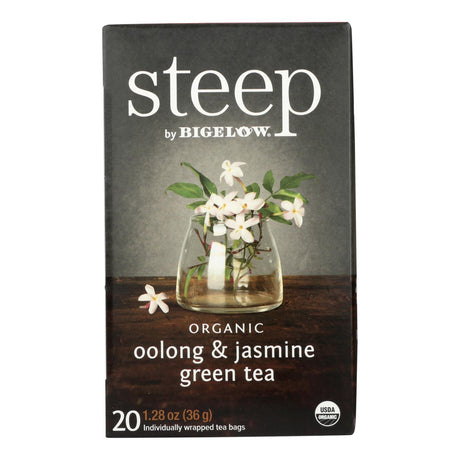 Bigelow Organic Oolong & Jasmine Green Tea 20-Count Pack - Cozy Farm 