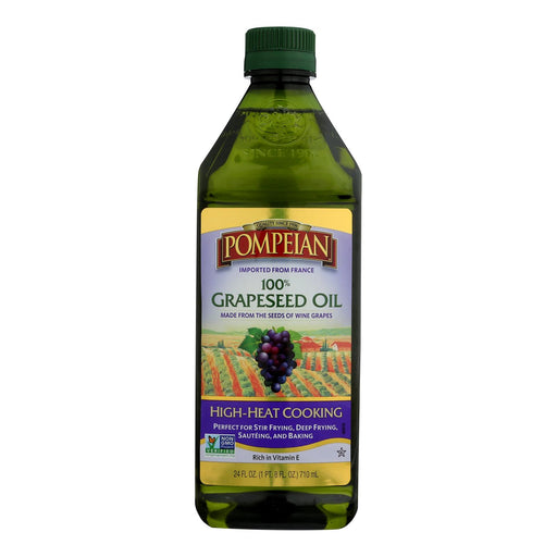 Pompeian 100% Grapeseed Oil (Pack of 6 - 24 Fl. Oz.) - Cozy Farm 