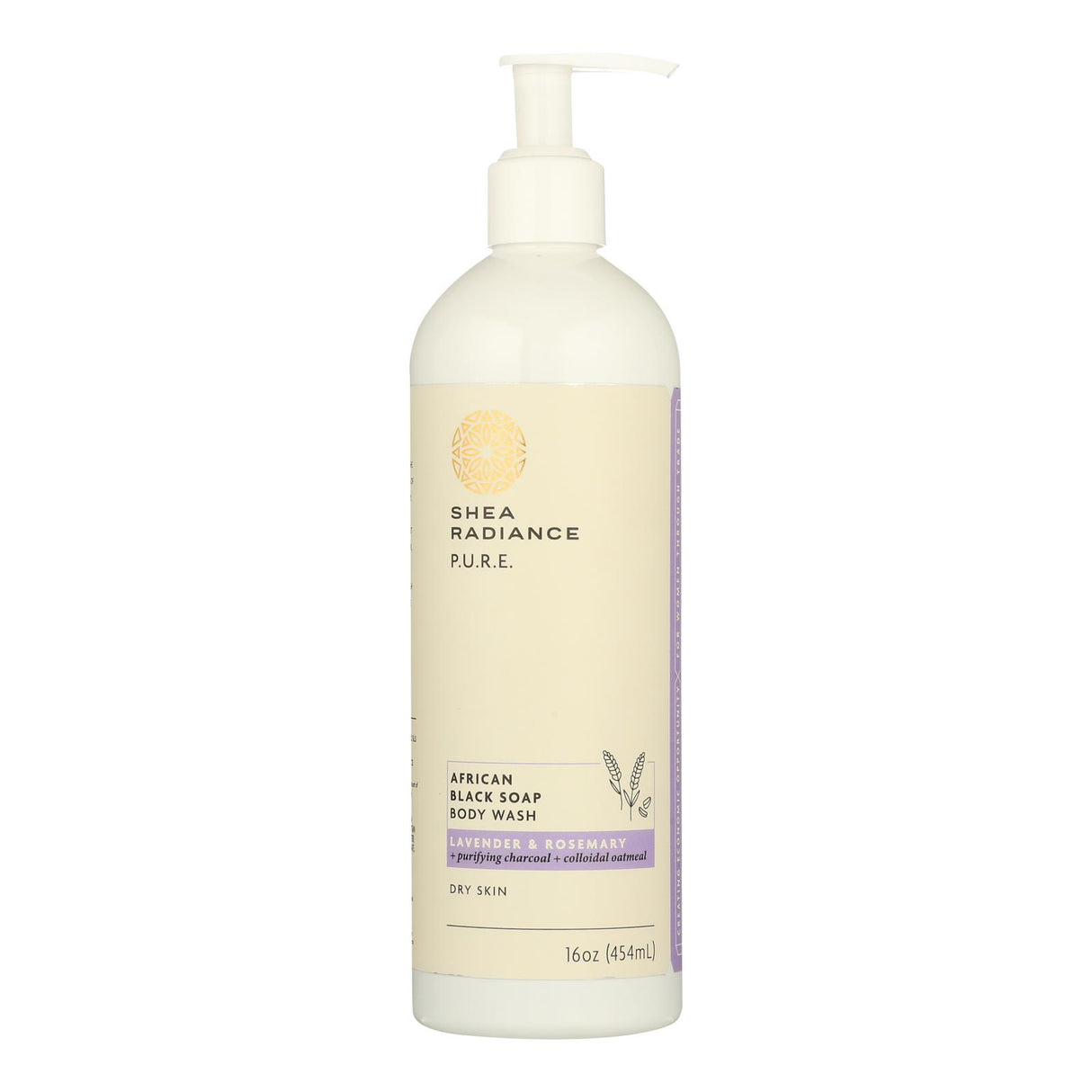 Shea Radiance Body Wash - Lavender Rosemary Scent - 16 oz - Cozy Farm 