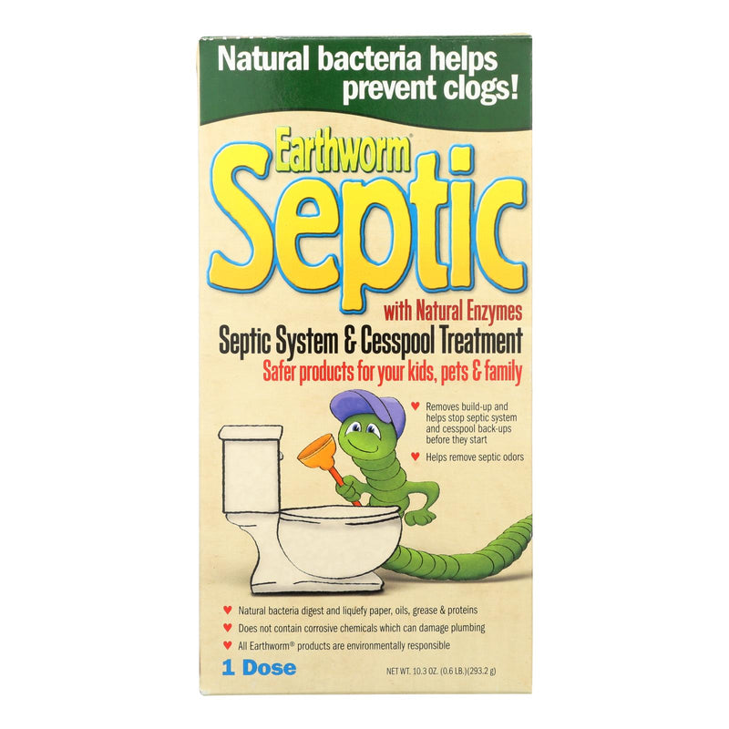 Earthworm Septic System Treatment (6-Pack) - 10.3 Fl. Oz. Per Bottle - Cozy Farm 