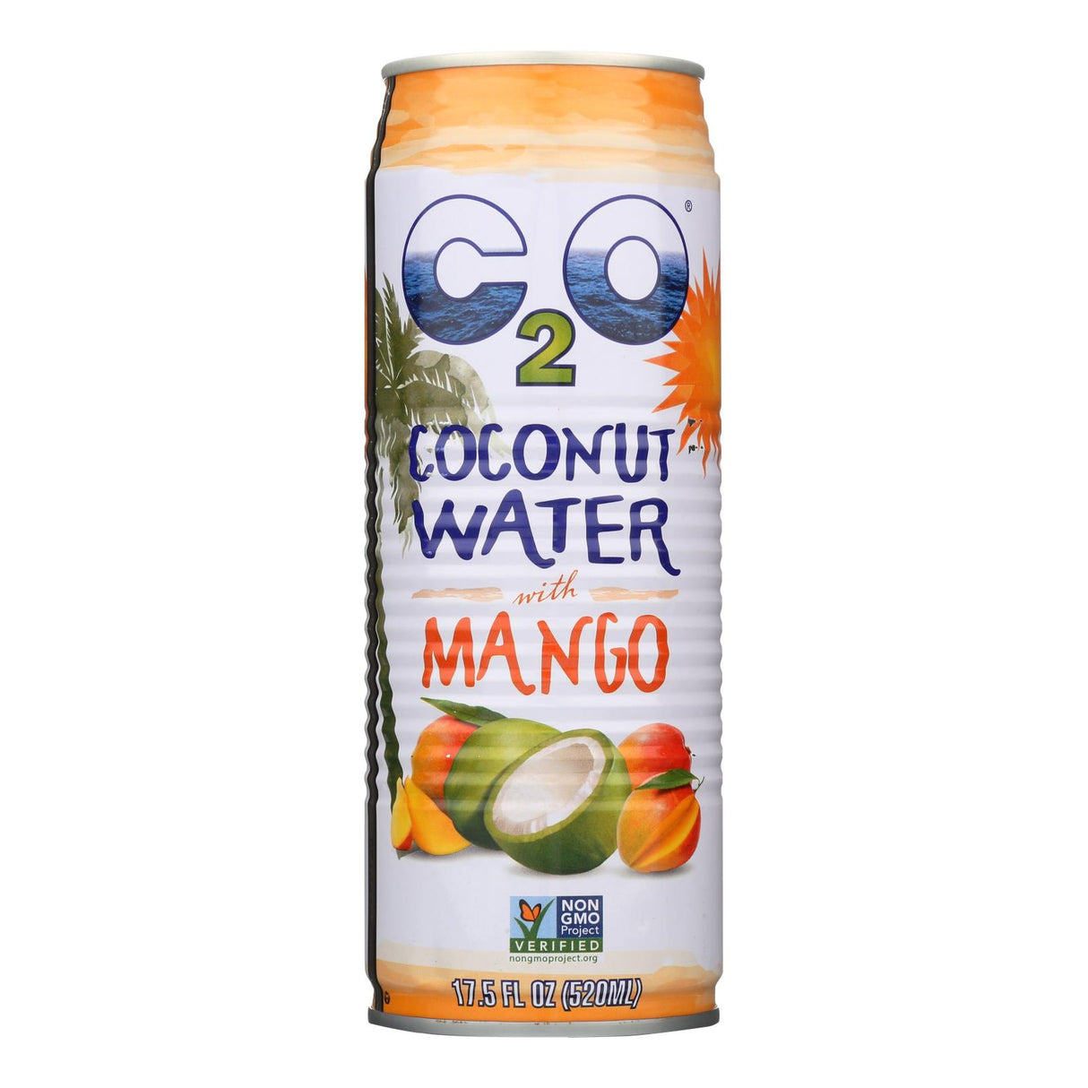 C2O Pure Coconut Water Mango, 12 Pack, 17.5 Fl Oz - Cozy Farm 