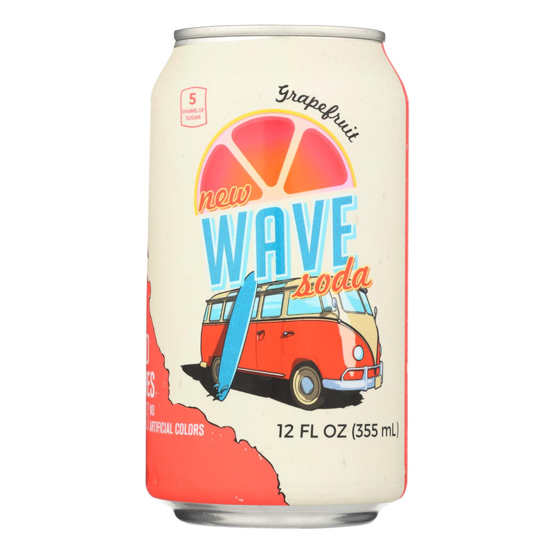 New Wave Grapefruit Soda (Pack of 12 - 12 Fz) - Cozy Farm 