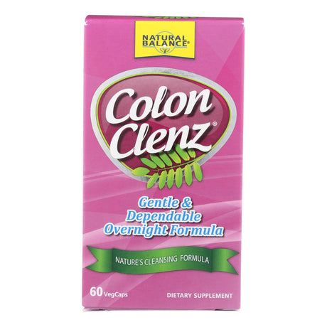 Natural Balance Colon Clenz Vegetable Capsules (Pack of 60) - Cozy Farm 