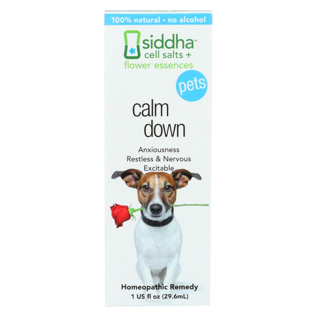 Siddha Flower Essences to Help Calm Down Pets - 1 Fl Oz. - Cozy Farm 