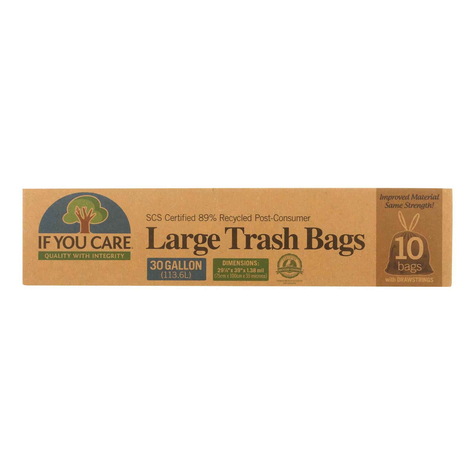 35 gallon trash bag, Certified