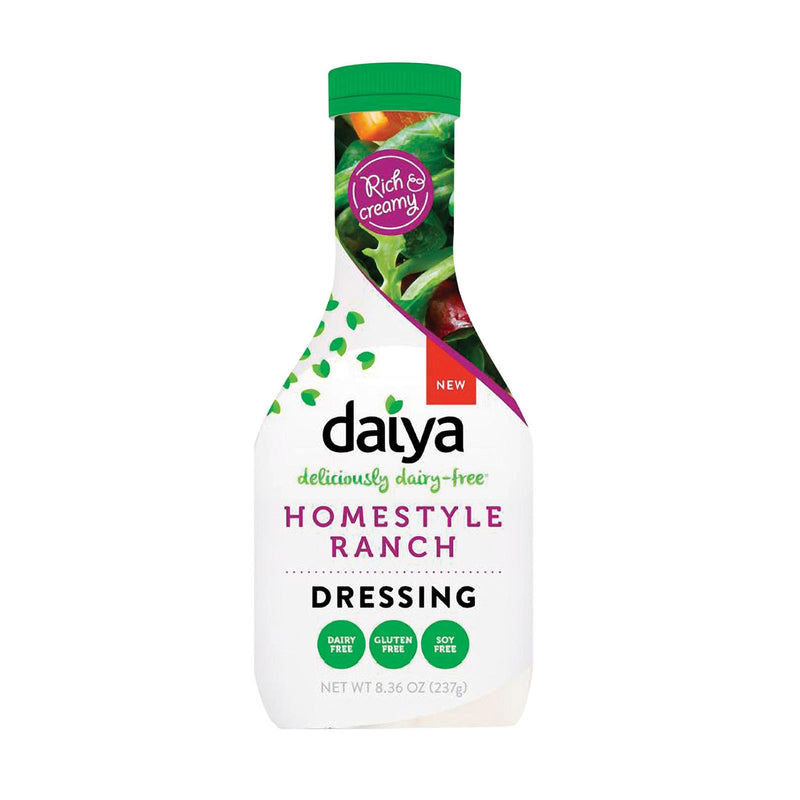Daiya Homestyle Ranch Salad Dressing, Dairy-Free, 8.36 Fl Oz. Pack of 6 - Cozy Farm 